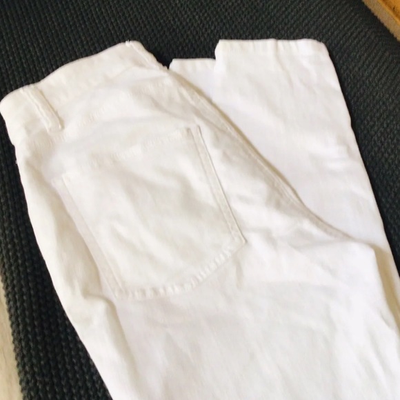 Eileen Fisher White Organic Cotton Stretch Skinny Jeans Pants, 2 - Picture 4 of 9